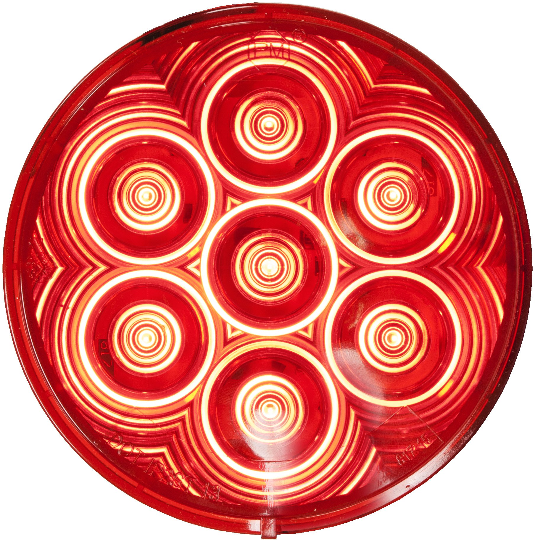 Amazon.com: Peterson M826R-7 Round LED Stop, Turn & Tail Light, 4